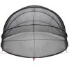  Medence kupola Fekete 500 x 500 x 236 cm