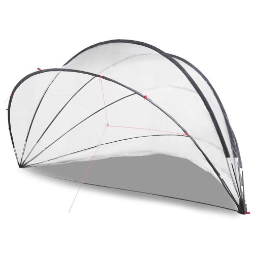  Medence kupola Átlátszó 546 x 516 x 250 cm PVC