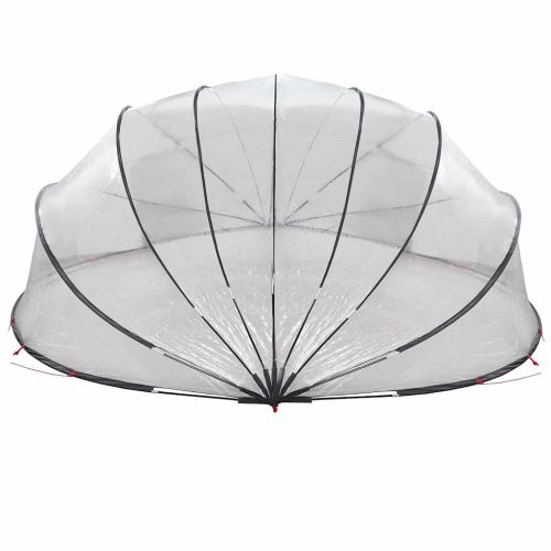  Medence kupola Átlátszó 592 x 590 x 275 cm PVC