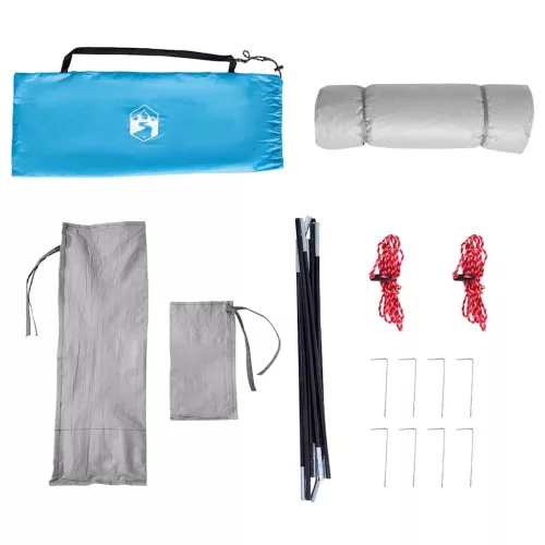  Sátor tetővel Egyéb Kék és Fekete 280 x 220 x 176 cm