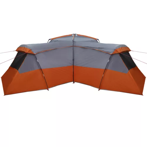  Sátor Szürke és narancssárga Nagy Poliészter és üvegszál