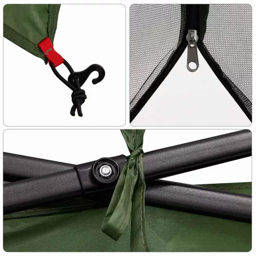  Mesh Belső Sátor Zöld 303 x 303 cm