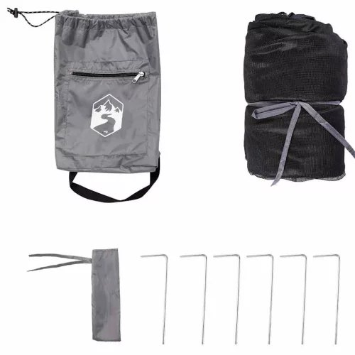  Mesh Belső Sátor Szürke 303 x 303 cm