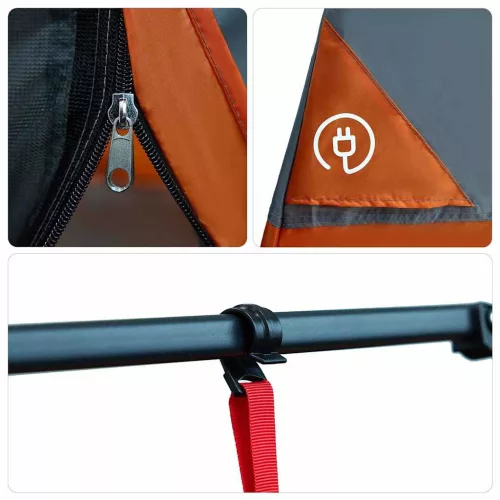  Mesh Belső Sátor Szürke 290 x 288 cm