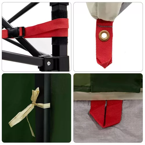  Mesh Belső Sátor Zöld 291 x 291 cm