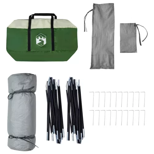  Családi belső sátor Zöld 520 x 520 x 190 cm