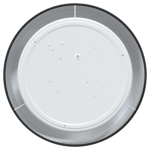  Mennyezeti Lámpa Beépített Fekete Ø 30 cm Szövet E27