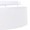  Mennyezeti Lámpák Flush Mount Fehér Ø 30 cm Szövet E27