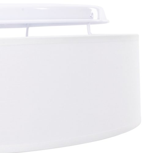  Mennyezeti Lámpák Flush Mount Fehér Ø 30 cm Szövet E27
