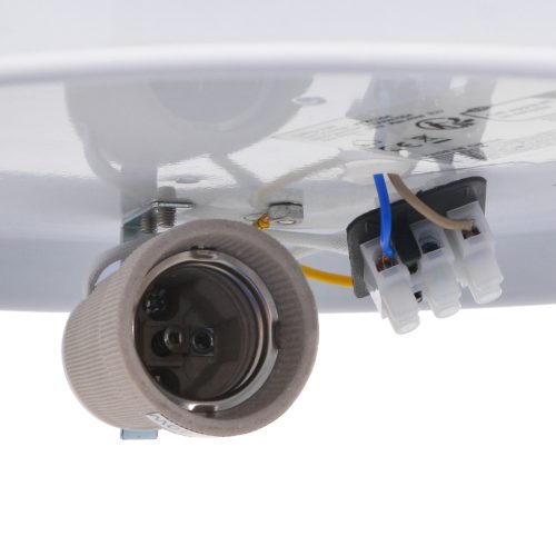  Mennyezeti Lámpák Flush Mount Fehér Ø 30 cm Szövet E27