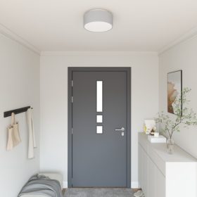  Mennyezeti lámpák Zárható Szürke Ø 30 cm Szövet E27