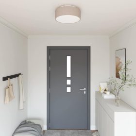  Mennyezeti lámpa Tópszínű 38 x 38 x 13,5 cm szövet