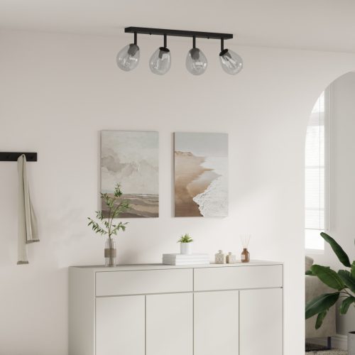  Mennyezeti Lámpák Állítható Üveg Lámpaernyővel Anthracit E27