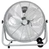  Kerek Ventilátor Kerekekkel 3 Sebességes Ezüst Φ64 cm