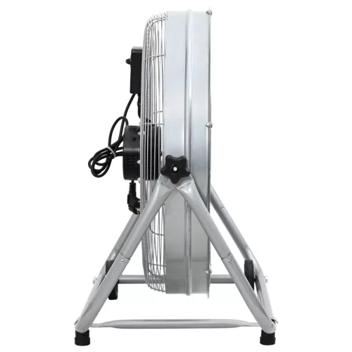  Kerek Ventilátor Kerekekkel 3 Sebességes Ezüst Φ64 cm