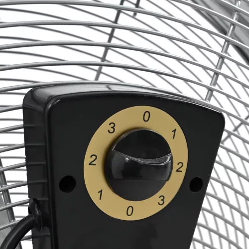  Kerek Ventilátor Kerekekkel 3 Sebességes Ezüst Φ64 cm