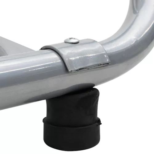  Kerek Ventilátor Kerekekkel 3 Sebességes Ezüst Φ64 cm