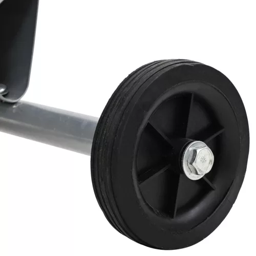  Kerek Ventilátor Kerekekkel, 3 Sebességgel, Ezüst, Φ77 cm