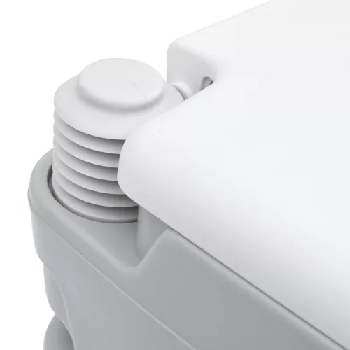  Hordozható WC Szürke és Fehér Műanyag 10 L