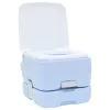  Hordozható WC világítás Kék és Fehér Műanyag 10 L