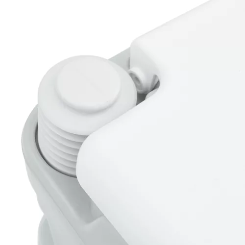  Hordozható WC Szürke és Fehér Műanyag 20 L