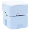  Hordozható Toalett Kék és Fehér Műanyag 20 L