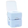  Hordozható Toalett Kék és Fehér Műanyag 20 L