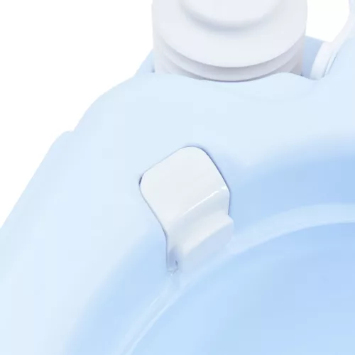  Hordozható Toalett Kék és Fehér Műanyag 20 L