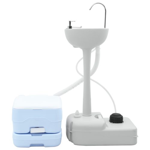  Kemping wc világoskék test + fehér fedél szín Nem alkalmazható