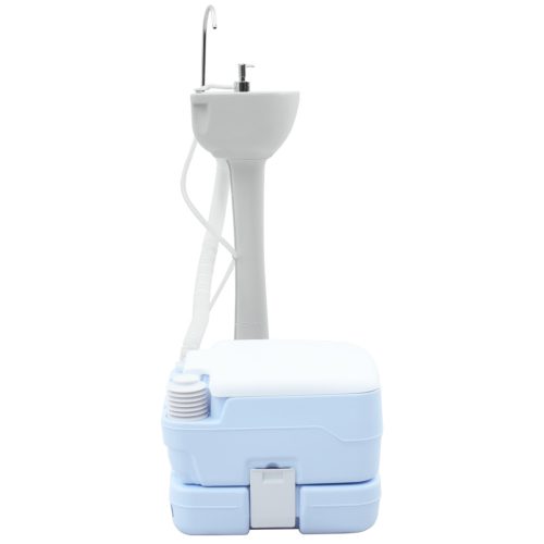  Kemping wc világoskék test + fehér fedél szín Nem alkalmazható