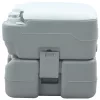  Kemping WC Hordozható Szürke 10L Frissvíz 20L Hulladéktartály