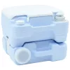  Kemping WC Hordozható Kék 10L Friss Víz és 10L Hulladék Tartály