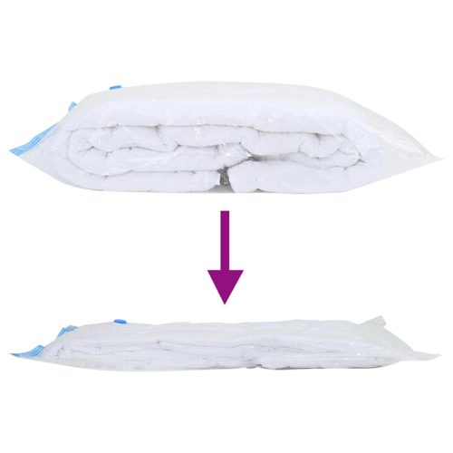  Tárolótáskák Falra szerelhető 5 pcs Átlátszó és Kék 100 x 80 cm