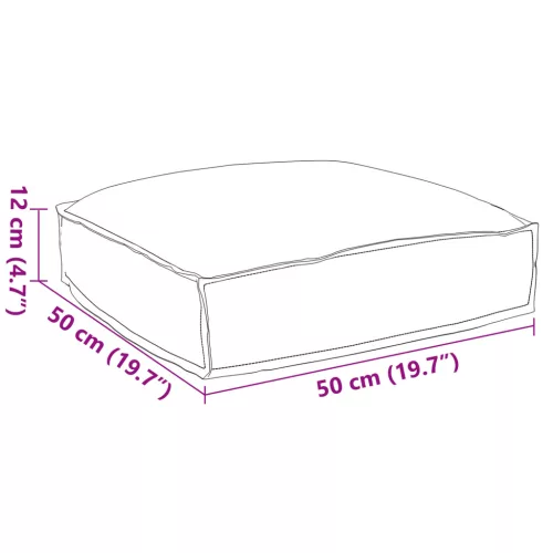  Raklap párna üléshez Királykék 50x50x12 cm Oxford szövet