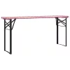  Sörasztal láb 2 pcs Fekete 39 x 3 x 75 cm Porszórt acél