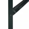  Sörasztal láb 2 pcs Fekete 39 x 3 x 75 cm Porszórt acél
