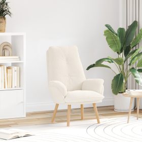  Pihentető szék Krém Szőrös Szerű Szövet