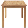  Dohányzóasztal Barna 90 x 50 x 45.5 cm Tömör tíkfa