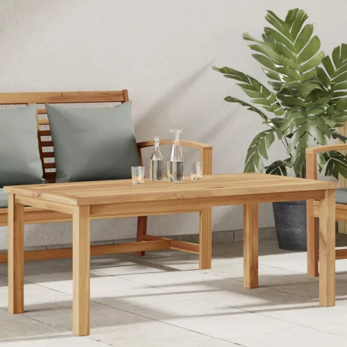  Dohányzóasztal Barna 110 x 55 x 45 cm Tömör tíkfa