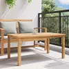  Dohányzóasztal Barna 110 x 55 x 45 cm Tömör tíkfa