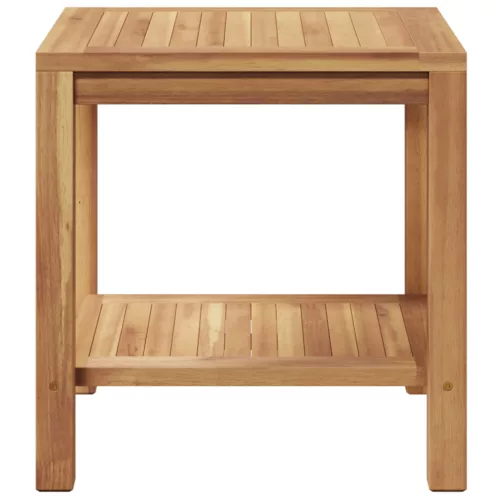  Dohányzóasztal Barna 45 x 45 x 45 cm Tömör tíkfa