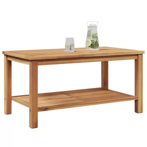  Dohányzóasztal Barna 90 x 50 x 45 cm Tömör tíkfa