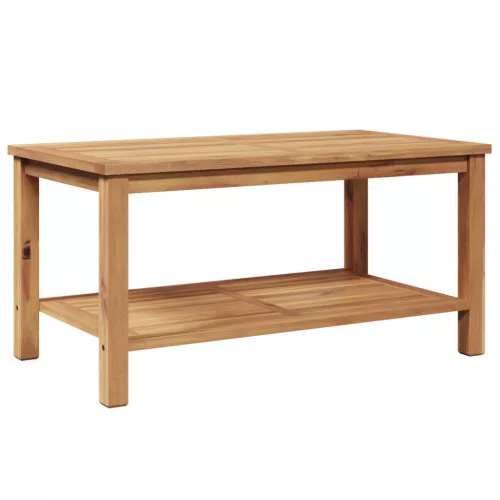  Dohányzóasztal Barna 90 x 50 x 45 cm Tömör tíkfa