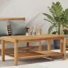  Dohányzóasztal Barna 110 x 55 x 45 cm Tömör tíkfa