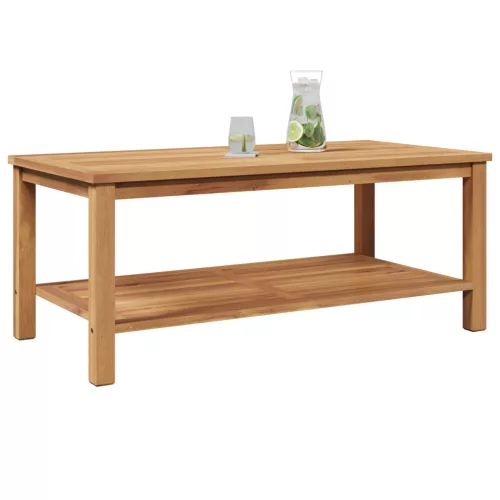  Dohányzóasztal Barna 110 x 55 x 45 cm Tömör tíkfa