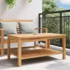  Dohányzóasztal Barna 110 x 55 x 45 cm Tömör tíkfa