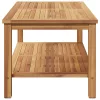  Dohányzóasztal Barna 110 x 55 x 45 cm Tömör tíkfa
