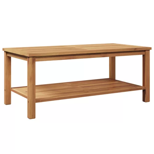 Dohányzóasztal Barna 110 x 55 x 45 cm Tömör tíkfa