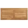  Konzolasztal tárolóval polcokkal Barna 85 x 35 x 75 cm Tömör tíkfa