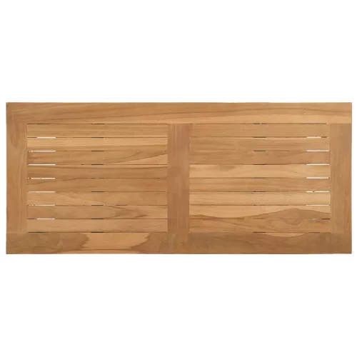  Konzolasztal tárolóval polcokkal Barna 85 x 35 x 75 cm Tömör tíkfa
